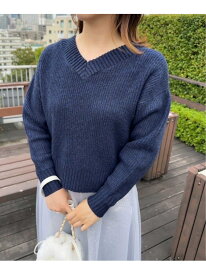【SALE／70%OFF】バックリボンゆるニット Noela ノエラ トップス ニット ネイビー ホワイト グレー【RBA_E】[Rakuten Fashion]