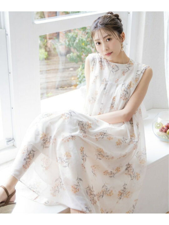 楽天市場】【SALE／50%OFF】クラシカルフラワー柄ワンピ Noela ノエラ  