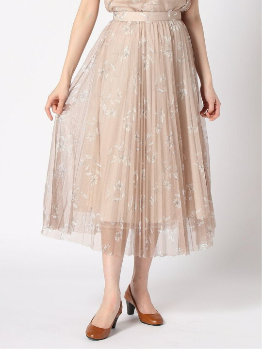 楽天市場】【SALE／70%OFF】ドットフラワーチュールマキシスカート  