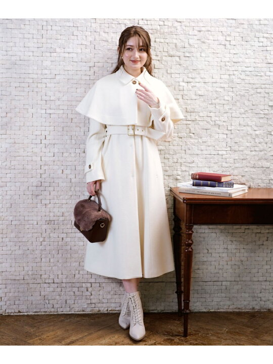 楽天市場】【SALE／70%OFF】2WAYケープウールコート Noela ノエラ  