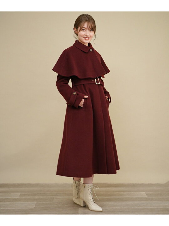 楽天市場】【SALE／70%OFF】2WAYケープウールコート Noela ノエラ 