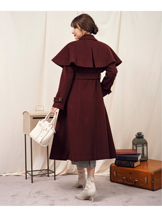 楽天市場】【SALE／60%OFF】2WAYケープウールコート Noela ノエラ 
