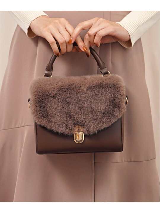 楽天市場】【SALE／70%OFF】ファーフラップバッグ Noela ノエラ バッグ 