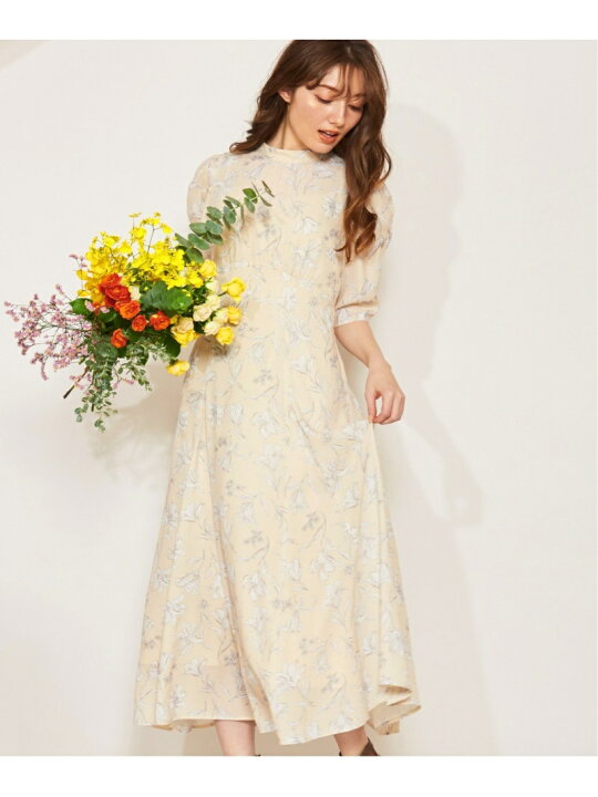 Noela オリジナルラフィネリリー柄ワンピ 15周年】【SSサイズあり  