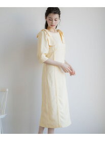 【SALE／50%OFF】ツイードワンピ Noela ノエラ ワンピース・ドレス ワンピース ベージュ ブラック イエロー【RBA_E】【送料無料】[Rakuten Fashion]