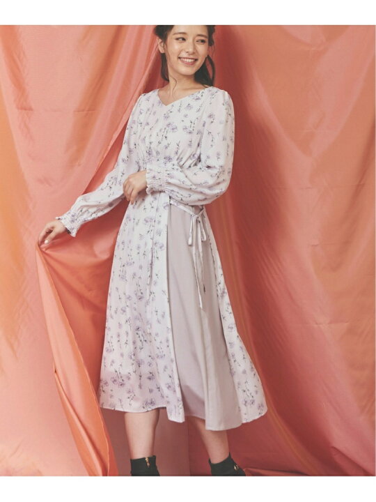 楽天市場】【SALE／60%OFF】切替フラワーワンピース Noela ノエラ  