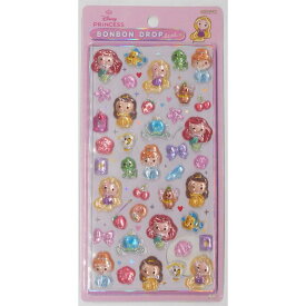 ディズニー　BONBON DROP SEAL　ボンボンドロップシール　ディズニープリンセス