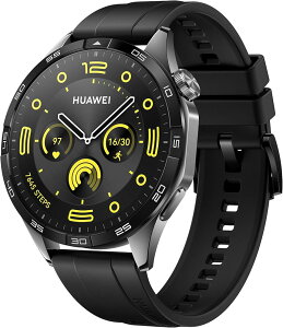 HUAWEI WATCH GT 4 46mm �S���t�i�r���� �X�}�[�g�E�H�b�` �R�[�X�U�� ���K���[�h �Œ�14���Ԏ��������O�o�b�e���[ GNSS����(GPS) �J�����[�Ǘ� �������ċz���ꌟ�m 24���Ԍ��N�Ǘ� 100��ވȏ�̐��