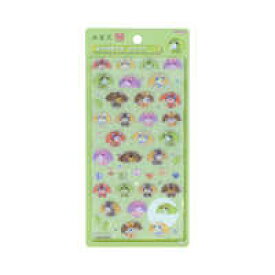 サンスター文具(Sun-Star Stationery) お茶犬 グッズ ボンボンドロップシール みんな S8816026　ボンドロ