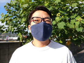 繰り返し清潔に使える！毛布屋が作った麻（リネン）綿の立体マスク 天然抗菌 洗える 国産 日本製 フィットマスク