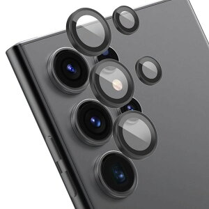 【当店内2個以上ご購入で送料198円→0円!】Galaxy S24 S24Ultra カメラ レンズ カバー フィルム Samsung サムスン 強化 ガラス 9H 保護 シート 防水 耐衝撃 キズ 反射 防止 貼りやすい