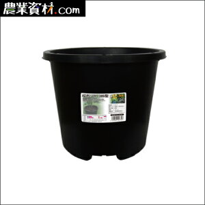AZポット385型(黒)φ約385×310(高さ)【安全興業】