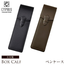 ペンケース キプリス CYPRIS ペン入れ メンズ ボックスカーフ 4570 本革 日本製 ブランド 誕生日 彼氏 文房具 筆入れ 筆箱