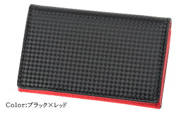 ノイインテレッセ Neu interesse 名刺入れ ササマチ メンズ カーボンレザー シャッテン 革 レザー カードケース 3874