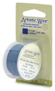 ★在庫処分半額セール★ アーティスティックワイヤー パウダーブルー #20 線径 0.8mm 長さ 約5.5m Beadalon ワイヤークラフト ワイヤーアート ワイヤー編み ワイヤークロッシェ ハンドメイド 手芸