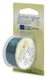 ★在庫処分半額セール★ アーティスティックワイヤー ケリーグリーン #20 線径 0.8mm 長さ 約5.5m Beadalon ワイヤークラフト ワイヤーアート ワイヤー編み ワイヤークロッシェ ハンドメイド 手芸