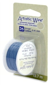 ★在庫処分半額セール★ アーティスティックワイヤー パウダーブルー #26 線径 0.4mm 長さ 約13.7m Beadalon ワイヤークラフト ワイヤーアート ワイヤー編み ワイヤークロッシェ ハンドメイド 手