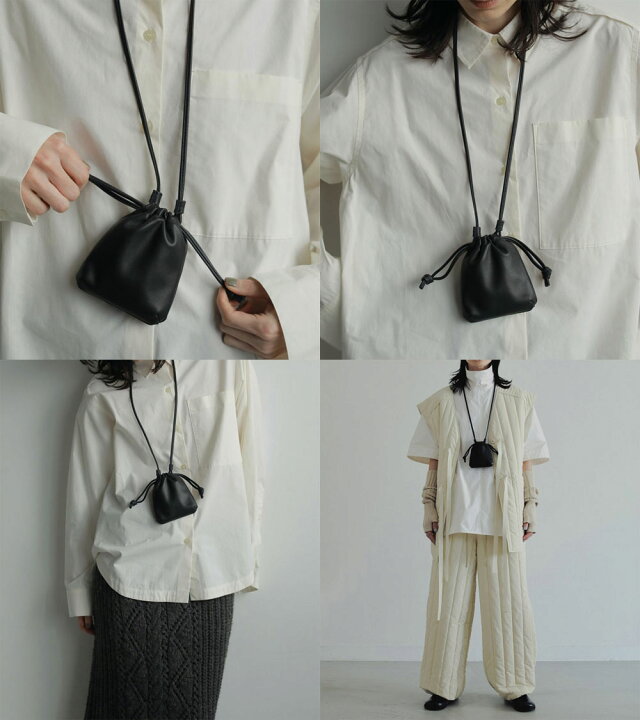 楽天市場】アンヌーク anuke レザーミニポシェット Leather Mini 