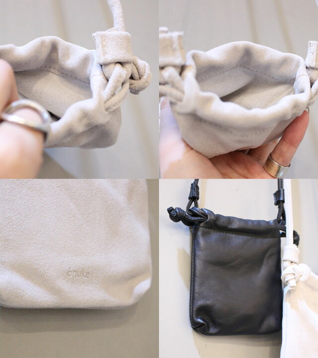 楽天市場】アンヌーク anuke レザーミニポシェット Leather Mini 