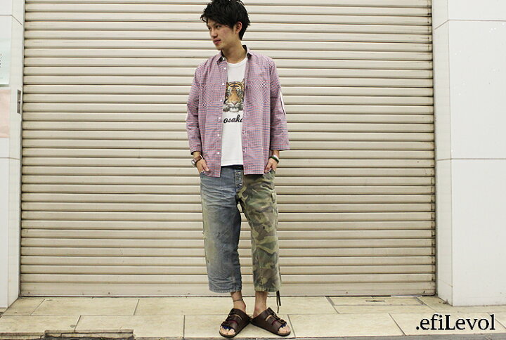 楽天市場】【s50】【エフィレボル/.efilevol】Check Shirt チェック