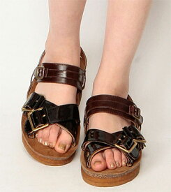 【在庫処分】【ファーファー/fur fur】バイカラーベルトサンダル BI COLOR BELT SANDAL【送料無料】【返品交換キャンセル不可】