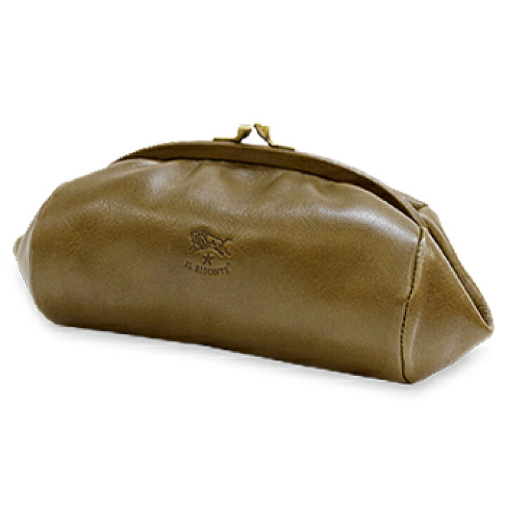 楽天市場】イルビゾンテ ポーチ がま口ポーチ 54_1_ 411222 IL BISONTE  