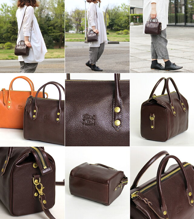 楽天市場】【イルビゾンテ IL BISONTE バッグ】2WAYミニボストン[商品 