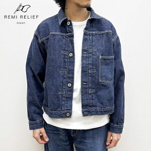 REMI RELIEF ���~�����[�t 12oz DENIM ��탂�f�� JKT (BLUE) �f�j���W���P�b�g G�W���� RN30389033�yid�z