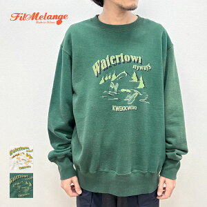 �ys30�z�y�t�B���������W�F/FilMelange�zVANCE / ���@���X Vintage uneven dyed sweat[2321006]�y�L�����Z���ԕi�����s�z�ylet�z�yid�z