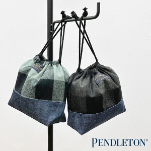 �ys20�z�y�y���h���g��/PENDLETON�zWool Denim Lunch Bag with String�i�E�[���f�j�������`�o�b�O�E�B�Y�X�g�����O �В��^�C�v�j�y�L�����Z���ԕi�����s�z�ylet�z�yid�z