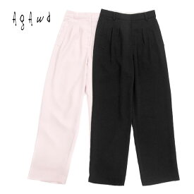 【アガウド/AgAwd】Highwaist Tuck Trousers（ハイウエストタックトラウザース）[2301-220686]【送料無料】【p10】【c500】