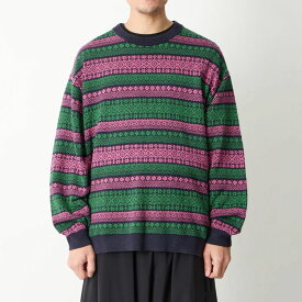 White Mountaineering ホワイトマウンテニアリング FAIR ISLE KNIT PULLOVER フェアアイルニット WM2671605【id】