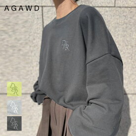 【アガウド/AgAwd】Volume Sleeve Logo Sweat（ボリュームスリーブロゴスウェット）[2417-661306]【送料無料】