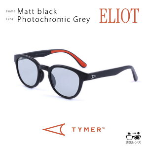 yTYMER/^C}[zELIOTiGIbgj[Frame:Matt Black] [Lens:Photochromic Grey]yidz