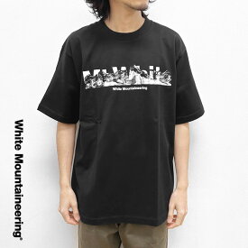 【s20】【ホワイトマウンテニアリング/White Mountaineering】MOUNTAIN LOGO T-SHIRT [WM2571527]【キャンセル返品交換不可】【let】【id】