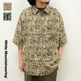 【s30】【ホワイトマウンテニアリング/White Mountaineering】LION PATTERN MID GUSSET SLEEVE SHIRT [WM2571106]【キャンセル返品交換不可】【let】【id】