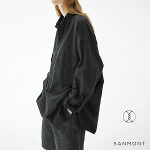 SANMONT �T�������g Cotton Silk Nep Work Shirt ���[�N�V���c �R�b�g���V���N SSA0101�yid�z