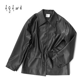 【アガウド/AgAwd】Eco Leather Jacket（エコレザージャケット）[2217-880229]【送料無料】【p10】【c500】