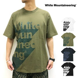 【s30】【ホワイトマウンテニアリング/White Mountaineering】WM SHADOW LOGO PRINTED T-SHIRT（ホワイトマウンテニアリングシャドーロゴプリントティーシャツ）[WM2271517]【送料無料】【キャンセル返品交換不可】【let】