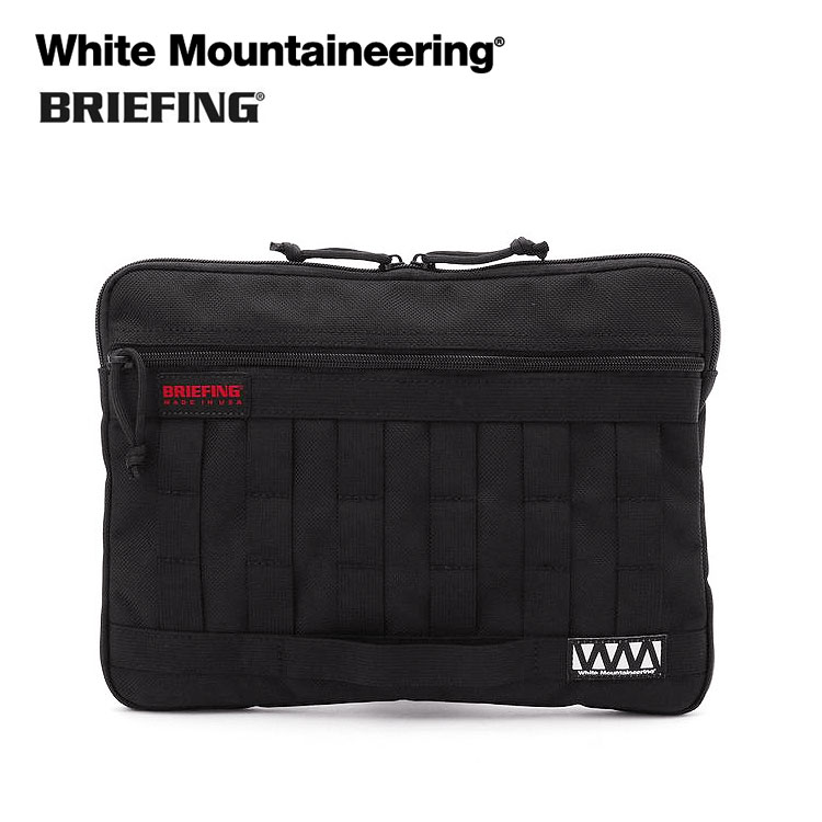 【ホワイトマウンテニアリング/White Mountaineering】WM×BRIEFING A4  CLUTCH（ホワイトマウンテニアリング×ブリーフィングA4クラッチ）[WM2171812]【送料無料】 | イルビゾンテ正規取扱店 ノワ