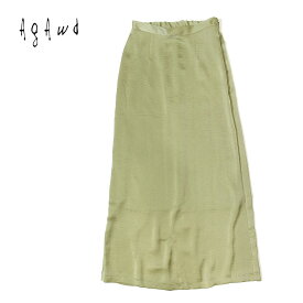 【s30】【アガウド/AgAwd】Satin Maxi Skirt（サテンマキシスカート）[20-330275]【送料無料】【キャンセル返品交換不可】【let】