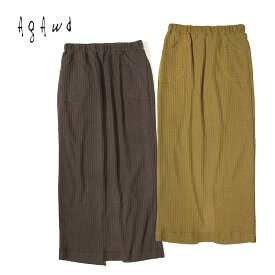 【アガウド/AgAwd】Check Skirt（チェックスカート）[21-330125]【送料無料】【p10】【c500】