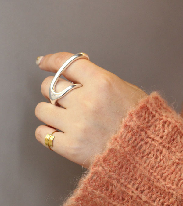 【トゥデイフル / TODAYFUL】ダブルフィンガーリング Double Finger Ring (Silver925)【送料無料】 |  イルビゾンテ正規取扱店 ノワ