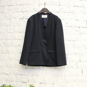 �ys20�z�g�D�f�C�t�� TODAYFUL �J���[���X�R�b�g���T�e���W���P�b�g Collarless Cottonsatin Jacket�yid�z�y�L�����Z���ԕi�����s�z�ylet�z