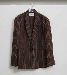 �g�D�f�C�t�� TODAYFUL �{�[�C�t�����h�X�g���C�v���l���W���P�b�g Boyfriend Stripe Linen Jacket 12610108�yid�z