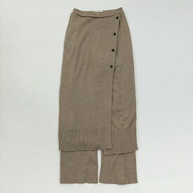 【s50】【トゥデイフル / TODAYFUL】ラップアラウンドニットスカート Wraparound Knit Skirt【送料無料】【キャンセル返品交換不可】【let】
