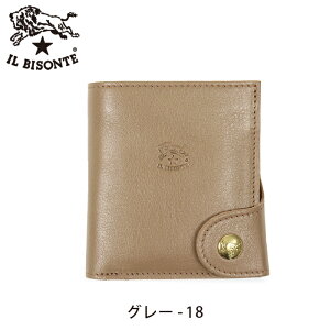 Cr]e z ܂z{^tbv܂ziʃJ[h|Pbgj 54_1_ 54252305441 IL BISONTE wallet