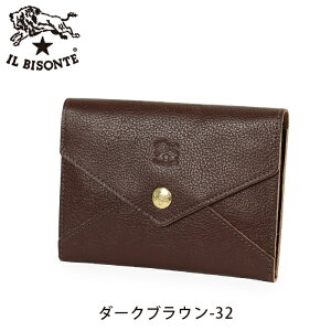 �C���r�]���e ���z ���^�[�t���b�v�~�f�B�A���E�H���b�g(�|�P�b�g�^�C�v) 54_1_ 54252309341 IL BISONTE wallet 2025�N�H�~�V��