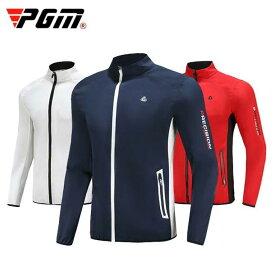 PGM ゴルフ ジャケット メンズ 長袖 ゴルフウェアメンズ ゴルフコート防風ジャケット 防水ジャケット 防寒ジャケット 冬春用 長袖ジャケ