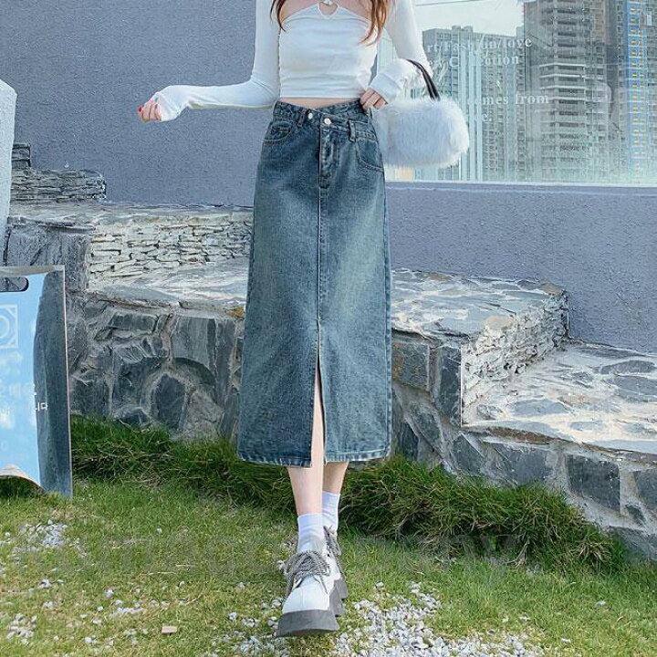 楽天市場】【楽天スーパーSALE割引商品】デニムスカート レディース  